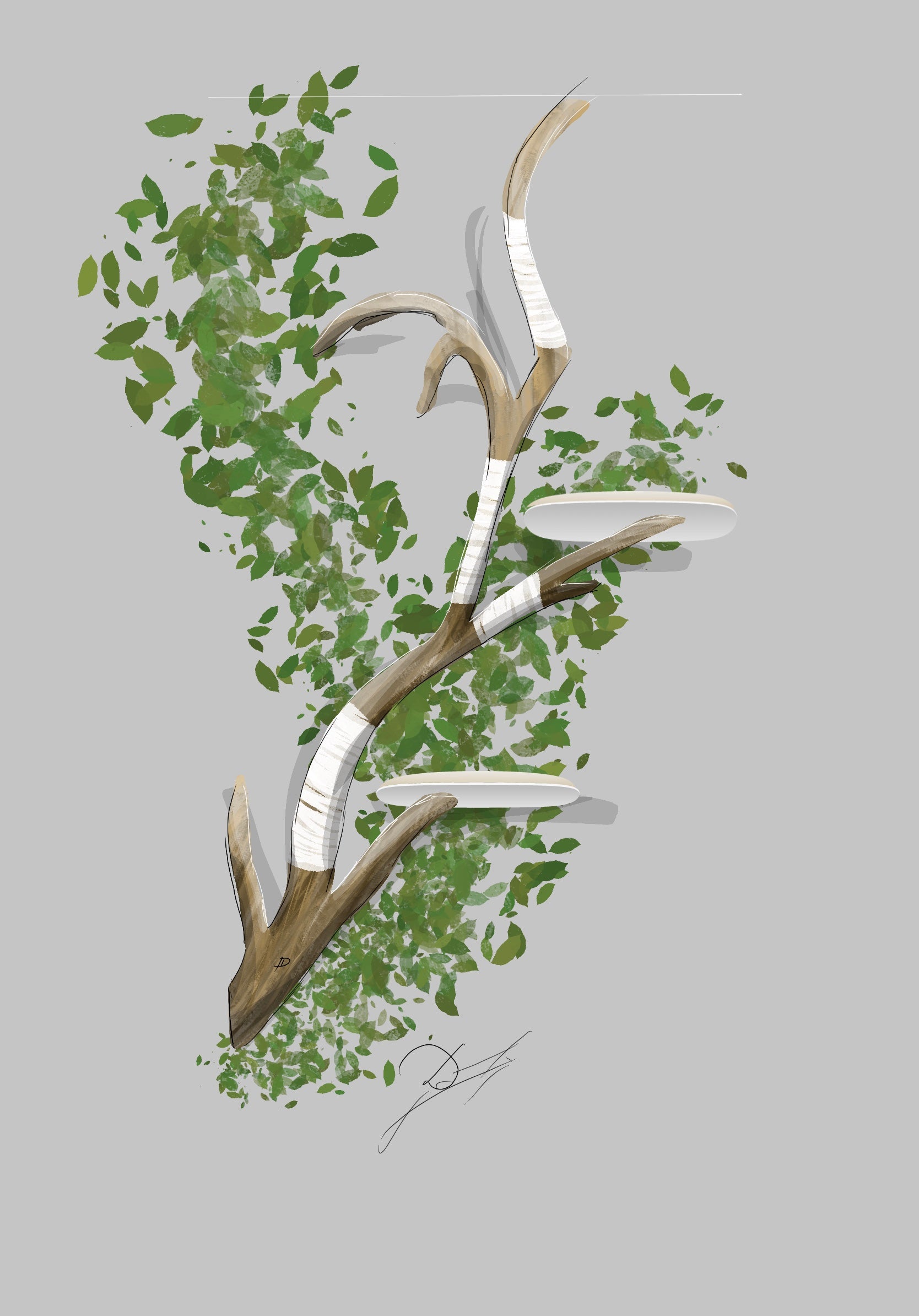 Individueller Kratzbaum für Lana