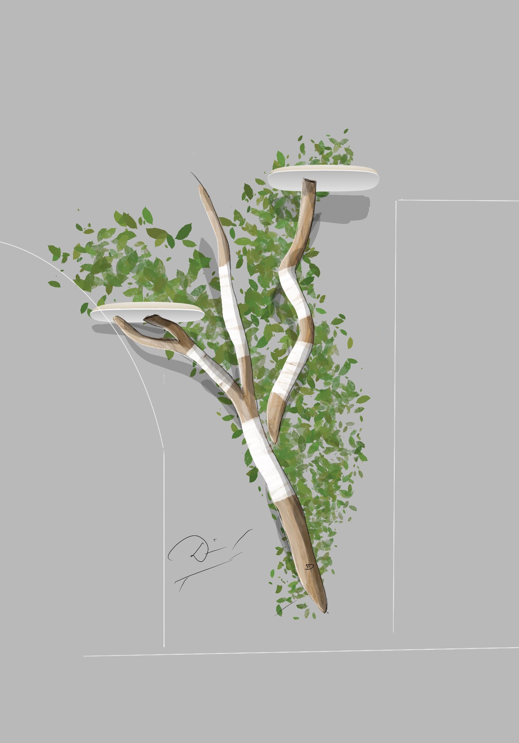 Individueller Kratzbaum für Sarah und Arnold