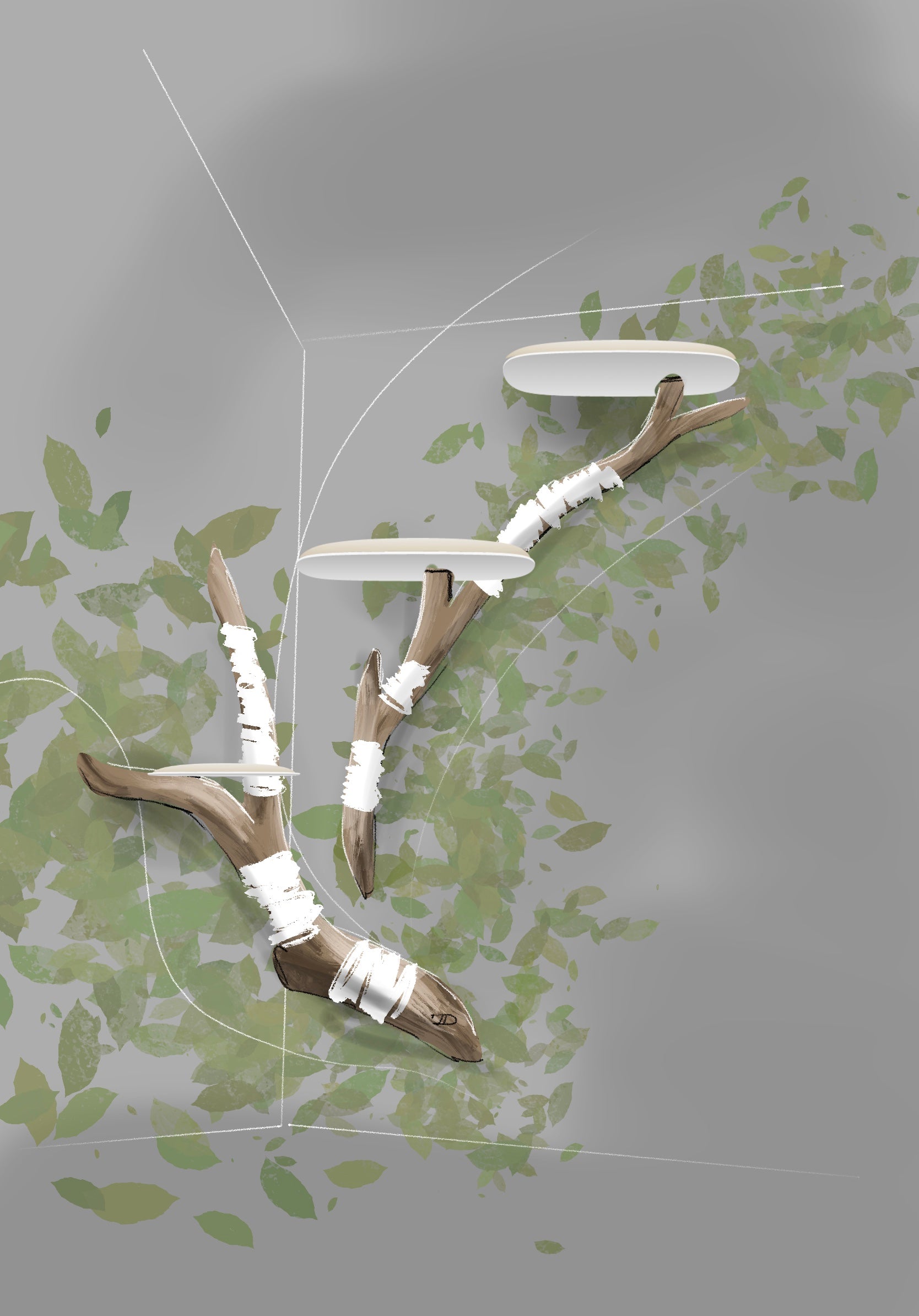 Individual scratching post for Tanja